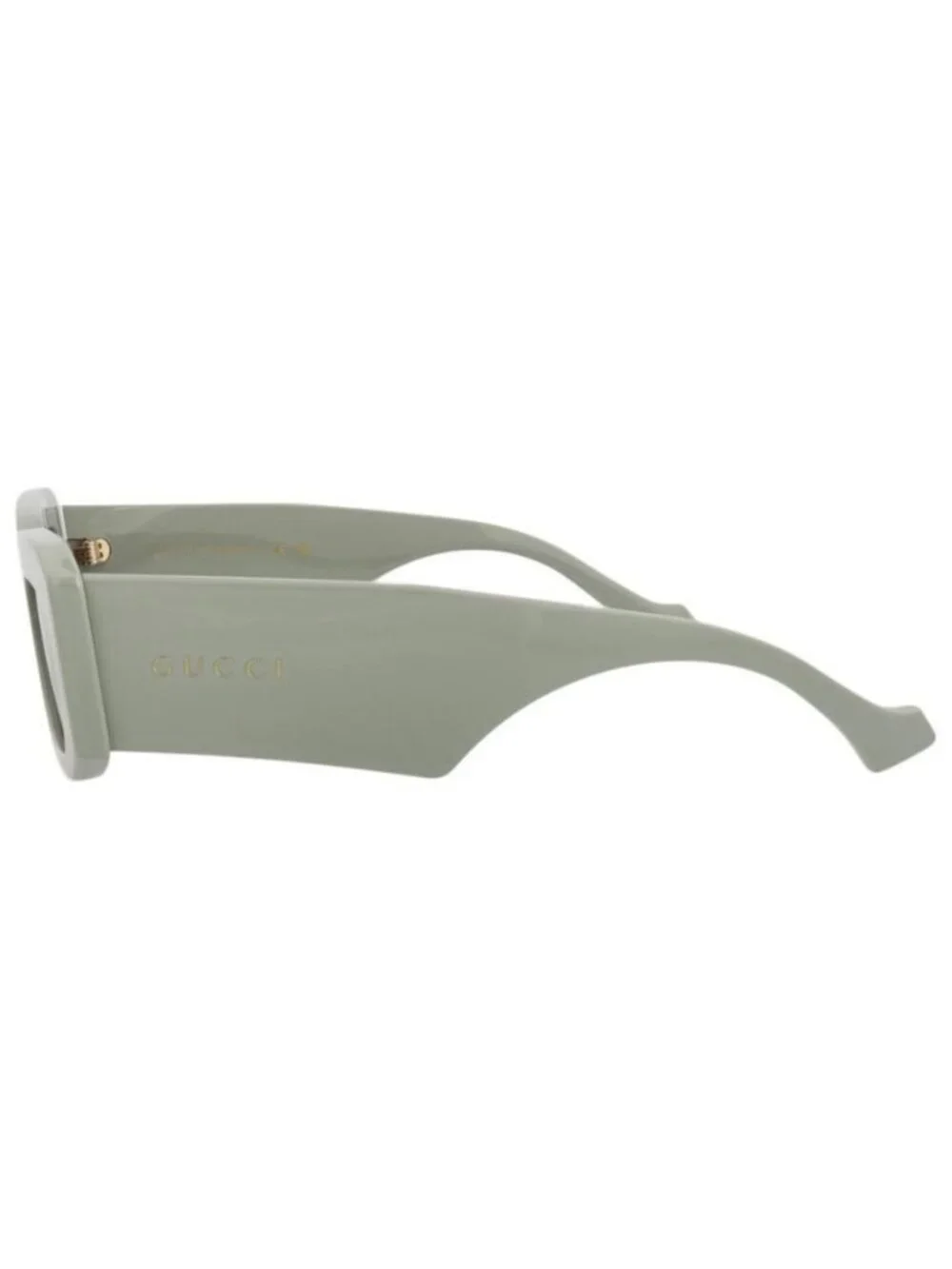 New Gucci Mens Square/Rectangle Green Green Brown Fashion Designer Sunglasses